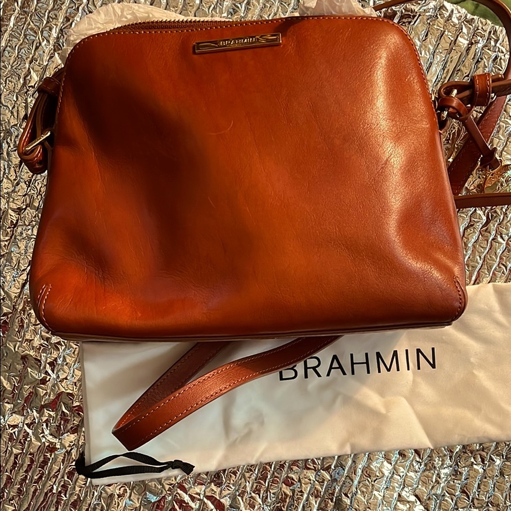 Brahmin Brown Crossbody Bag